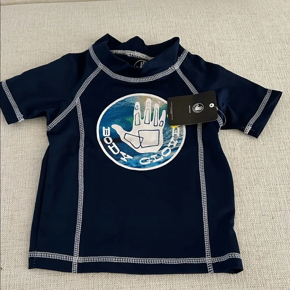 Body glove Bots Navy Rash guard Swim Set, size 4, NWT